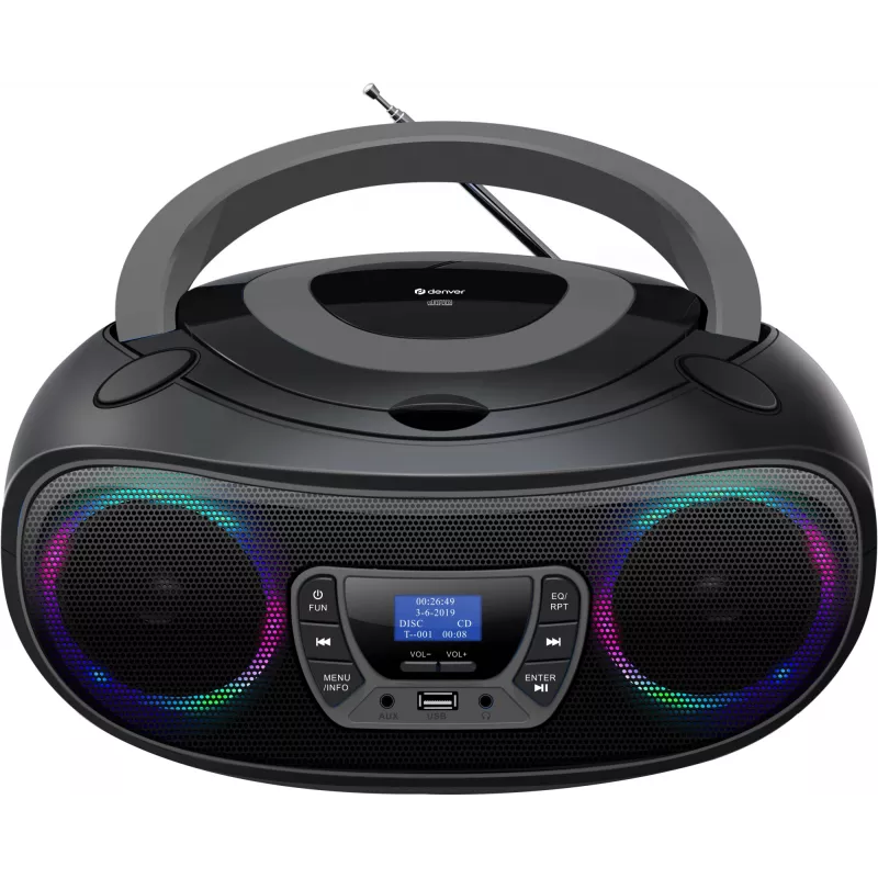 Personal CD player Denver TDB-212GR Grey 3.6 W DAB+ FM