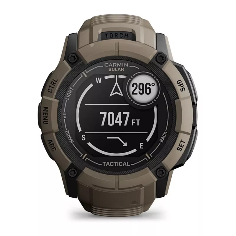 Garmin Instinct 2X Solar Tactical Edition 2.79 cm (1.1) MIP 50 mm Digital 176 x 176 pixels Touchscreen Green GPS (satellite)