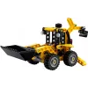 Construction set LEGO Technic Backhoe Loader 42197 — articulated steering, working loader, 104 pieces, recommended age 7+