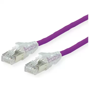 Datwyler - Patch-Cable - RJ-45 (M) to RJ-45 (M) - 5 m - SFTP, PiMF - CAT 6a - Shielded, Halogen-Free, Snagless, Stranded - lilac (21.05.0556)