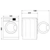 Indesit FFD 11489 BV EE Washing machine, A, Front loading, Washing capacity 11 kg, 1351 RPM, Depth 60.5 cm, White | Whirlpool