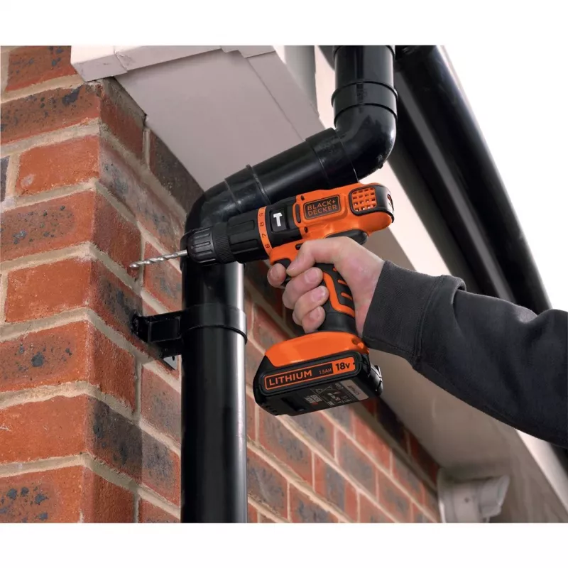 Pistol Grip Drill Black & Decker BDCH188N-XJ 1350 RPM, 18V