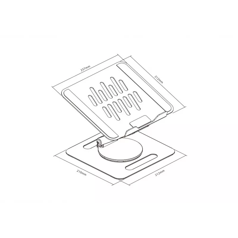 Laptop/tablet stand TB TB-LPT2 for devices up to 15 inches, load capacity 10 kg