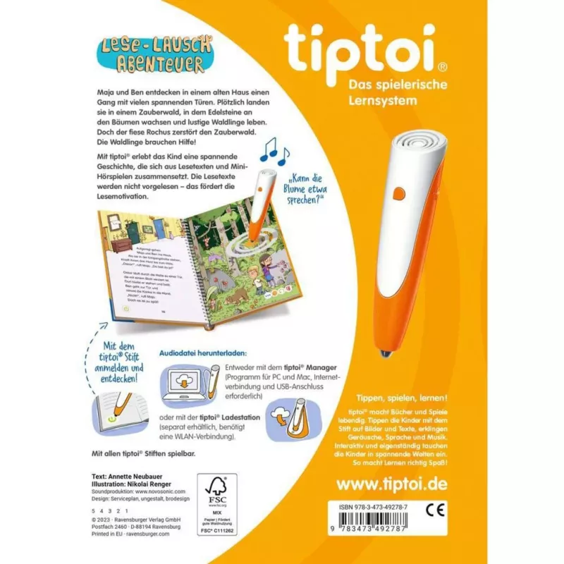 tiptoi read-and-listen adventure: Magic Forest, Learning Book
