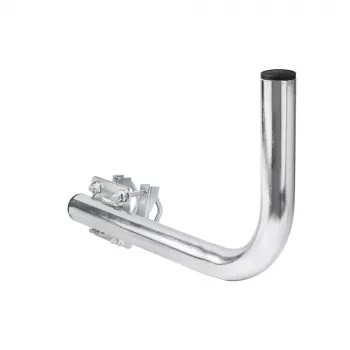 Extralink Right balcony handle B300 with u-bolts M8 steel galvanized