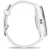 Smartwatch GARMIN Venu 3 — 1.4 inch AMOLED, 45 mm case, GPS, Wi‑Fi, 8 GB, Silver/White, silicone band