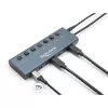 DeLOCK 63410 USB 3.2 Gen 1 Type-C Hub 5000 Mbit/s Blue
