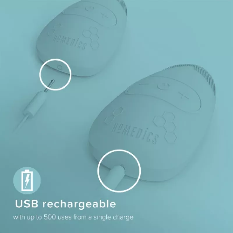 Facial cleansing brush Homedics FAC-350-EUA Honeycomb Silicon, silicone honeycomb head for gentle cleansing