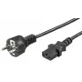 Microconnect PE020410 power cable Black 1 m CEE7/7 C13 coupler