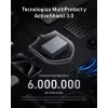 Charger GeNPrime 200W GaN 4xUSB-C 2xUSB-A Black