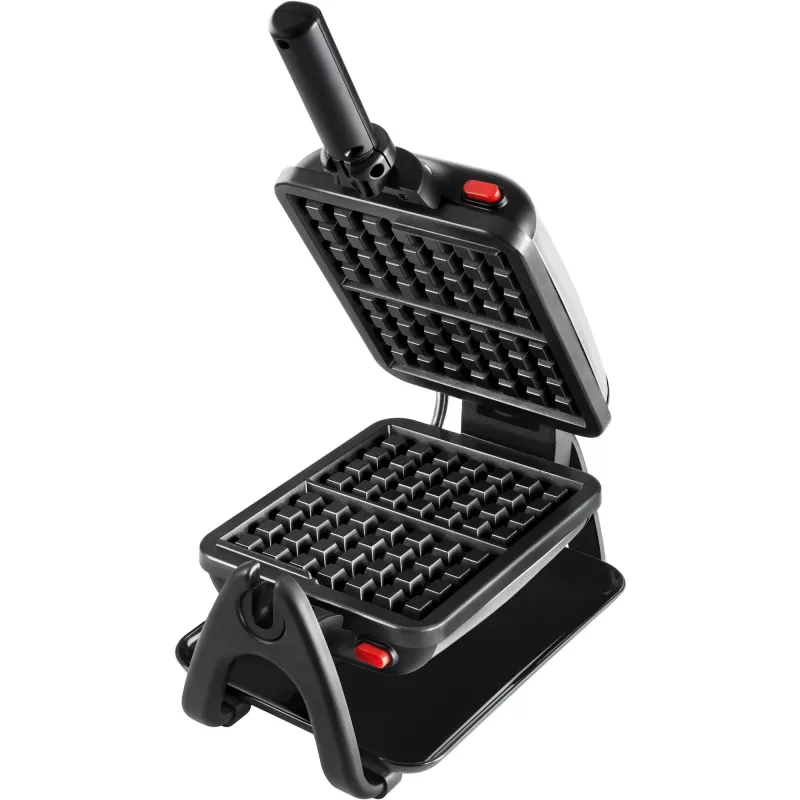 Tefal WM756D waffle iron 2 waffle(s) 1200 W Black, Stainless steel
