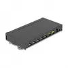 Patch panel DELOCK Mini Desktop RJ45 8-port Cat.6A shielded black for table, wall or DIN rail