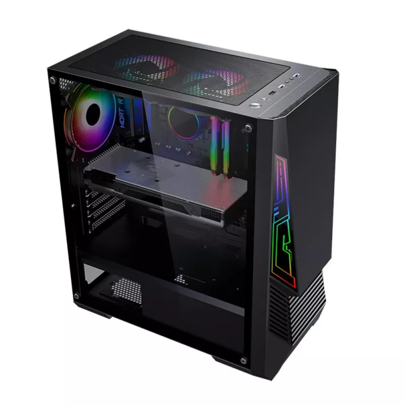 Case | GOLDEN TIGER | Supported motherboard form factors ATX/micro ATX | Black | Midi Tower | Buffalo M730i | BUFFALOM730I
