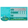 Bath mat Beldray LA032647LGRYUFFEU7 Antibac Chevron memory foam, anti-bacterial, grey