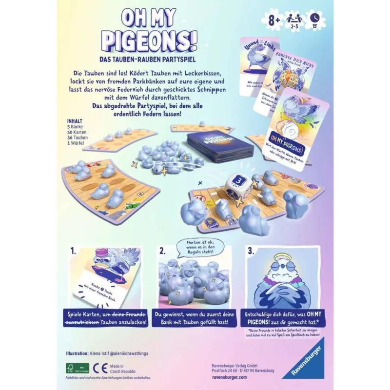 Oh my Pigeons, Card Game
