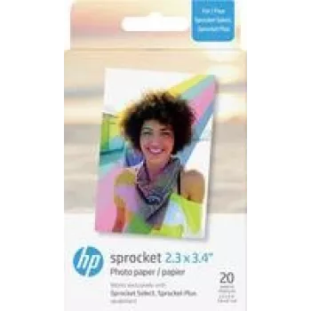 Photo paper HP Sprocket Plus 5.8 x 8.6 cm (20 sheets) for instant mobile printing