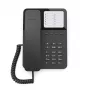 Corded desk phone Gigaset Desk400 — wired desktop telephone, black, model DESK 400