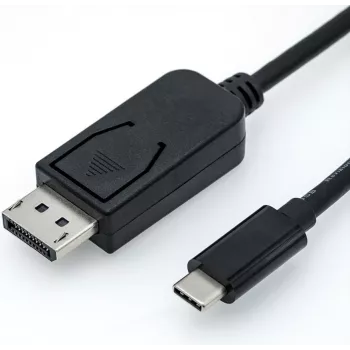 Roline - External Videoadapter - USB-C 3.1 - DisplayPort - Black