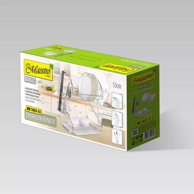 Stainless steel sink Maestro MR-1025-53, 530 mm width, stainless steel material