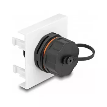 DeLOCK Easy 45 Module Network RJ45 Cat.6A 45x45mm 1000 Mbit/s Black