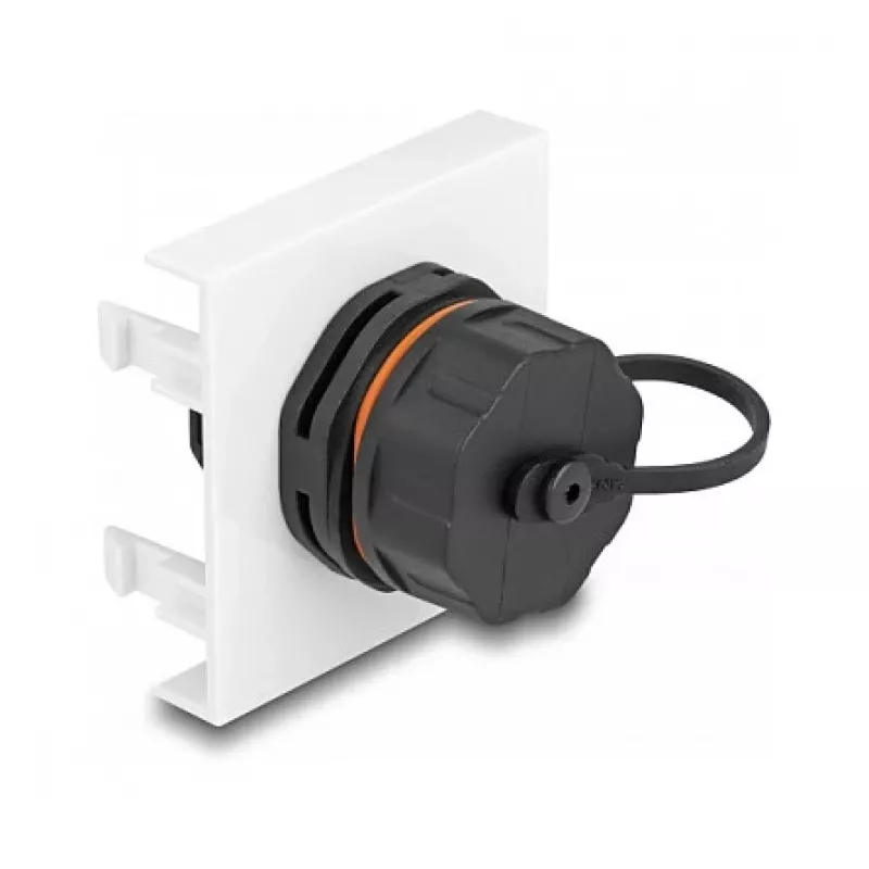 DeLOCK Easy 45 Module Network RJ45 Cat.6A 45x45mm 1000 Mbit/s Black