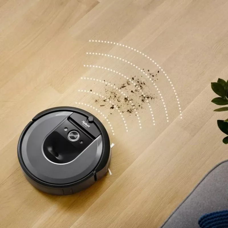 Robot Vacuum Cleaner iRobot Combo i8+ Bagless Black