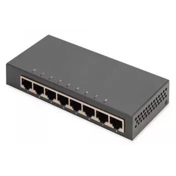 Unmanaged Switch Digitus 8-port Gigabit Ethernet 10/100/1000 Metal Housing