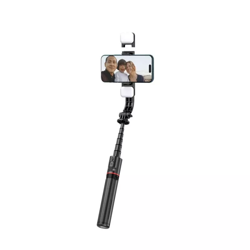 Tech-Protect L05S Selfie Stick stand LED lamp Bluetooth-Remote Control