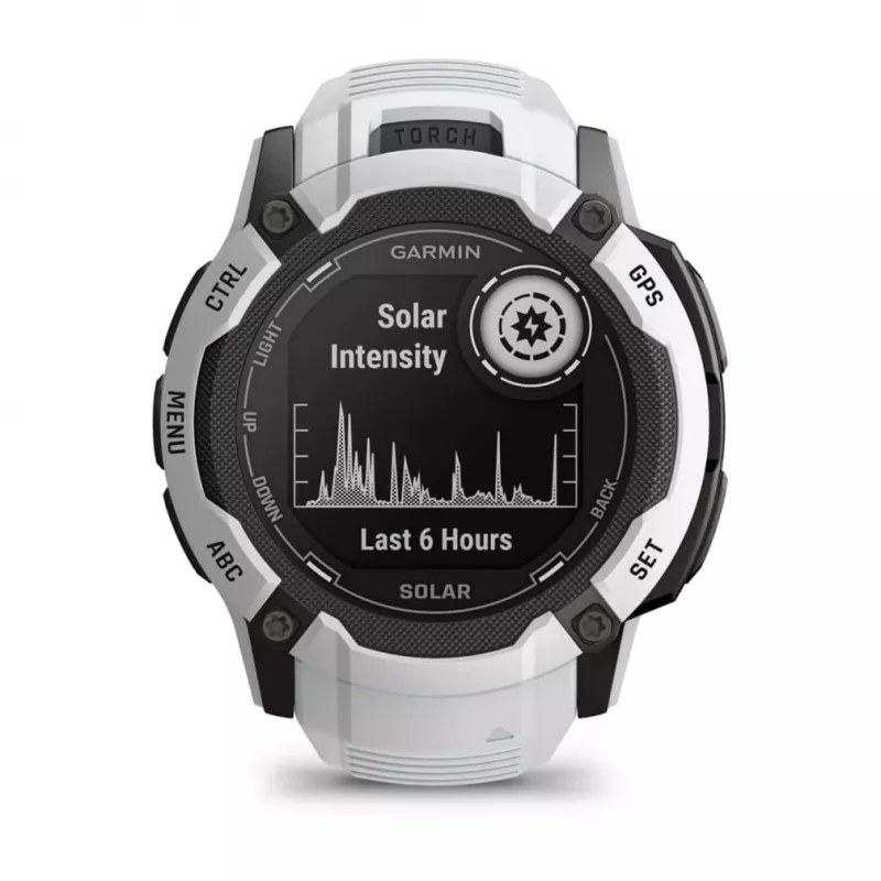 Garmin Instinct 2X Solar 2.79 cm (1.1) MIP 50 mm Digital 176 x 176 pixels Touchscreen White GPS (satellite)