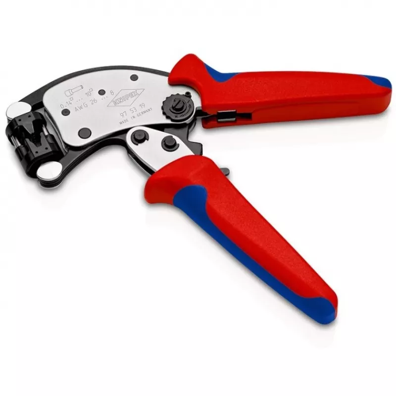 KNIPEX Twistor T self-adjusting crimping pliers Crimping pliers for wire end ferrules