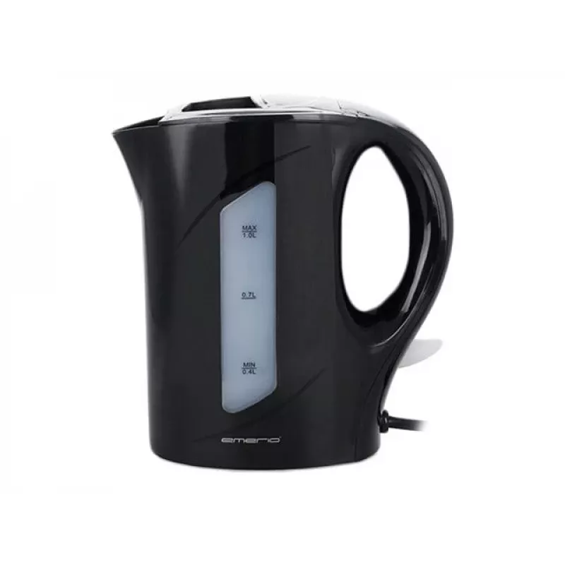 Electric kettle Emerio 1 L 900 W Black
