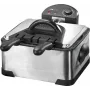 Deep fryer CLATRONIC FR 3195 — double 4 L, 2000 W, stainless steel, black