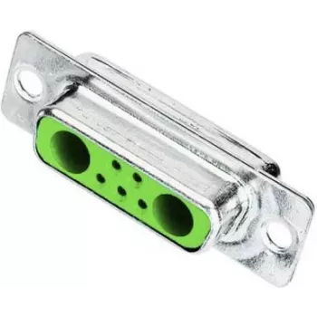 Wire Connector D-Sub 2 Harting 09 69 201 5072 Green Metallic