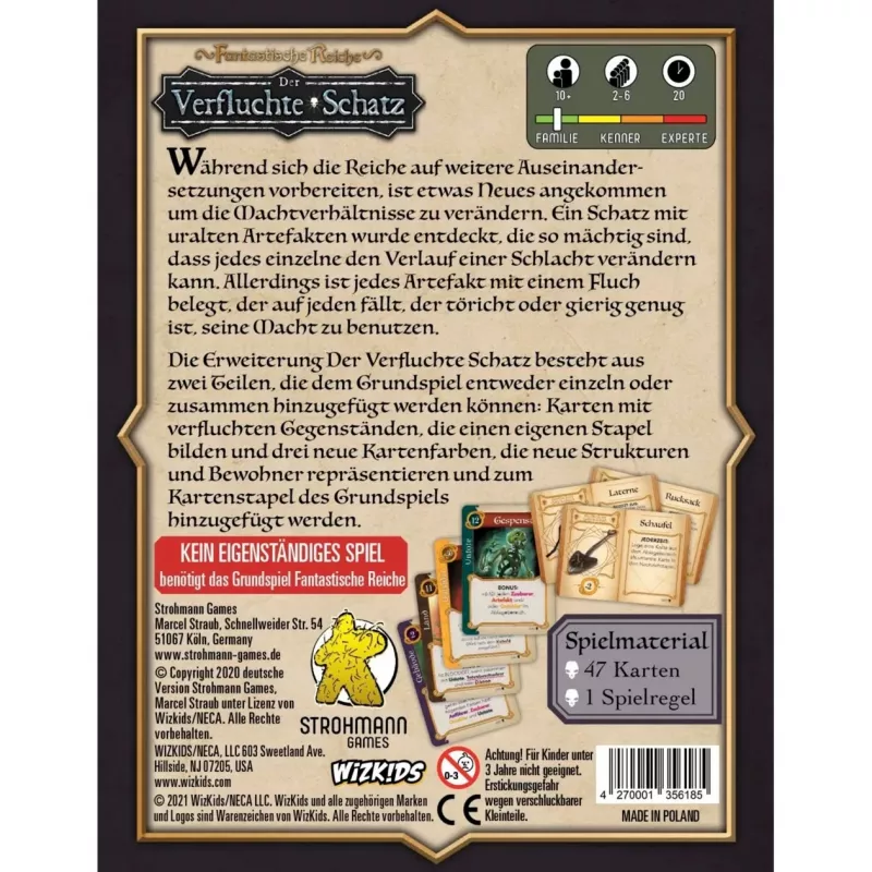 Fantastische Reiche: Der Verfluchte Schatz, Card Game Expansion
