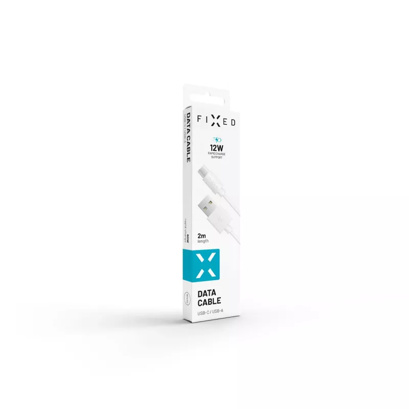 USB to USB-C Data and Charging Cable FIXED FIXD-UC2M-WH — 2.0 m, white