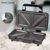 ProfiCook PC-ST 1092 - Sandwichmaker - 900 W - Stainless Steel/Black