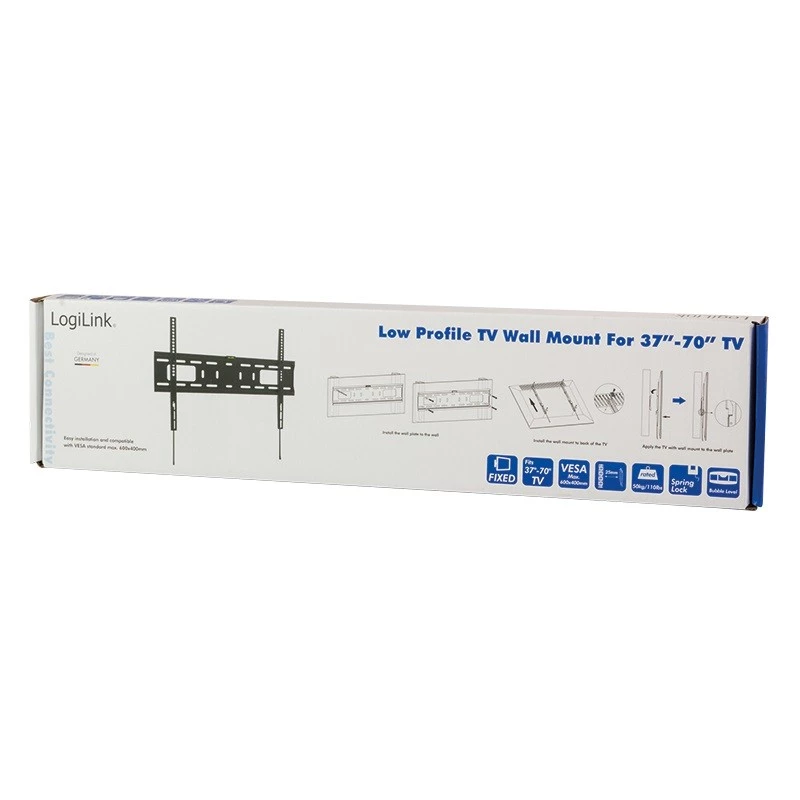 TV mount LogiLink BP0017 177.8 cm (70 inch) Black