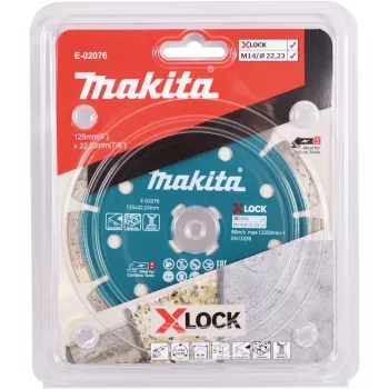 Makita - Diamond Cutting Disc - for Concrete, Granit, Marble - 125 mm - for Makita GA041GM201, XGT GA041GZ