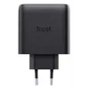 Charger Trust Maxo 65W 2-Port USB-C GaN Charger Fast Charging Black