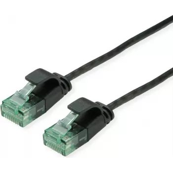 ROLINE RM UTP Patch Cable Kat6A/Kl.EA SLIM black 0.3m - UTP (21.45.3451)