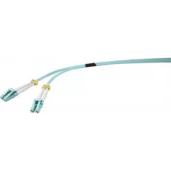 Renkforce Fibre Optic LWL Connection Cable [1x LC-Plug - 1x LC-Plug] 50/125 µ Multimode OM3 1.00 m (RF-4491748)