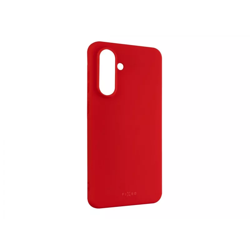 Back cover FIXED for Samsung Galaxy A36 5G, rubber, red