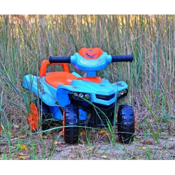 Ride-on toy milly mally Ride-on Monster Navy — children's sit-and-ride vehicle, low seat height