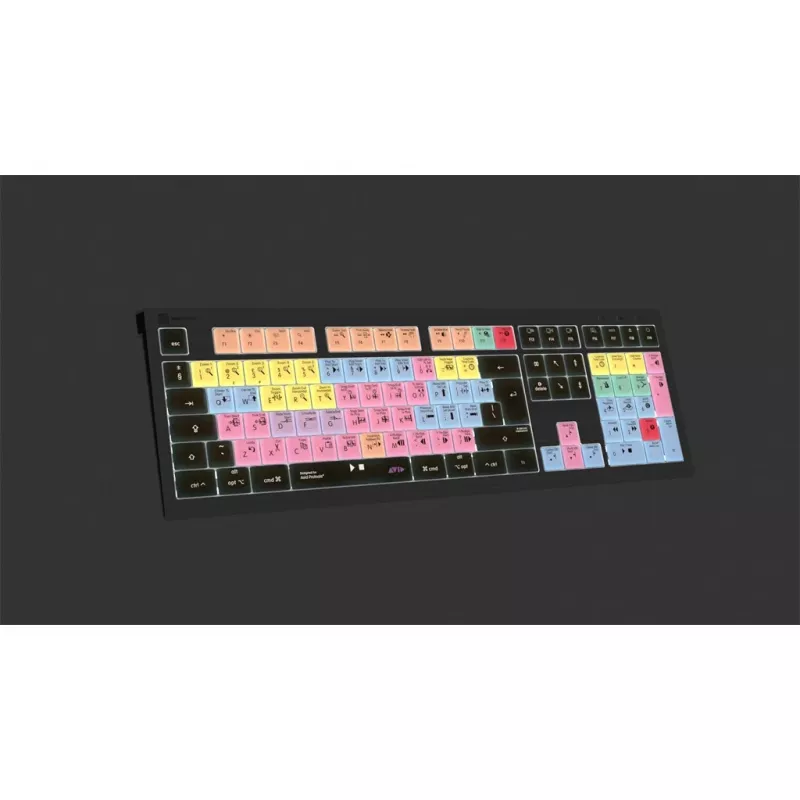 Logickeyboard ASTRA 2 USB QWERTY Keyboard Black Full-size 104 Keys