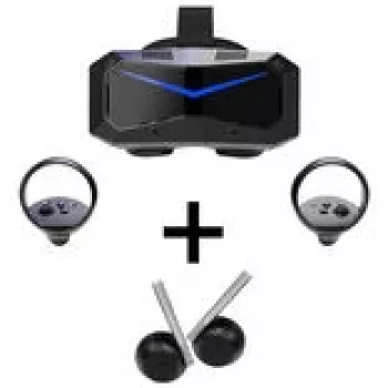 Pimax Crystal Super VR-Headset, 57 PPD + DMAS-Headphones Bundle - black