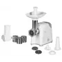 Meat grinder ESPERANZA EKM033, 2200 W, white, stainless steel blade, reverse, sausage horn, kebbe maker