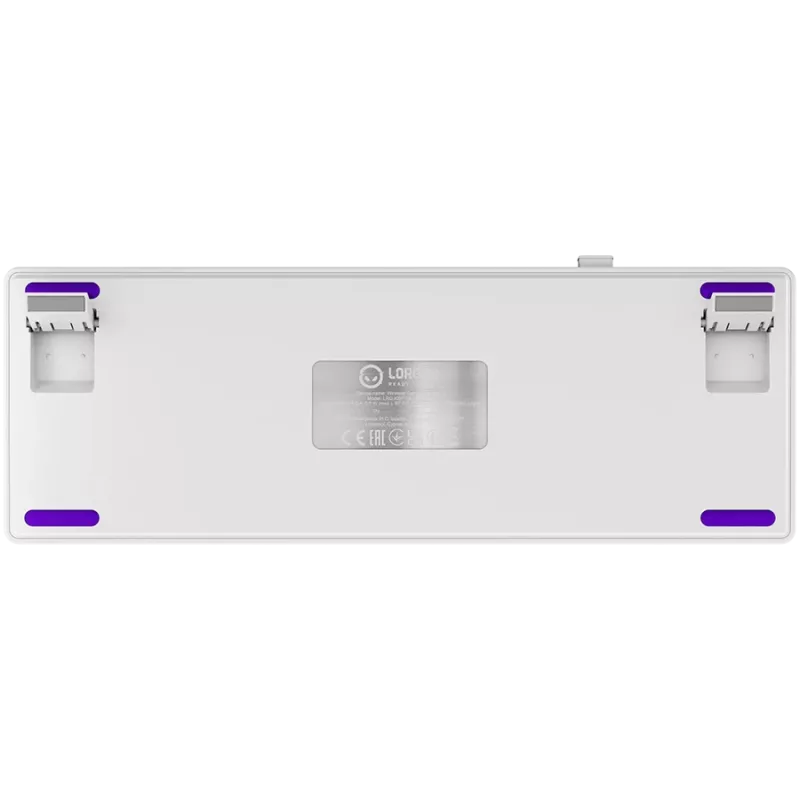 LORGAR KBP70MW, Wireless 65% Mechanical Gaming Keyboard Pro, White, EN layout