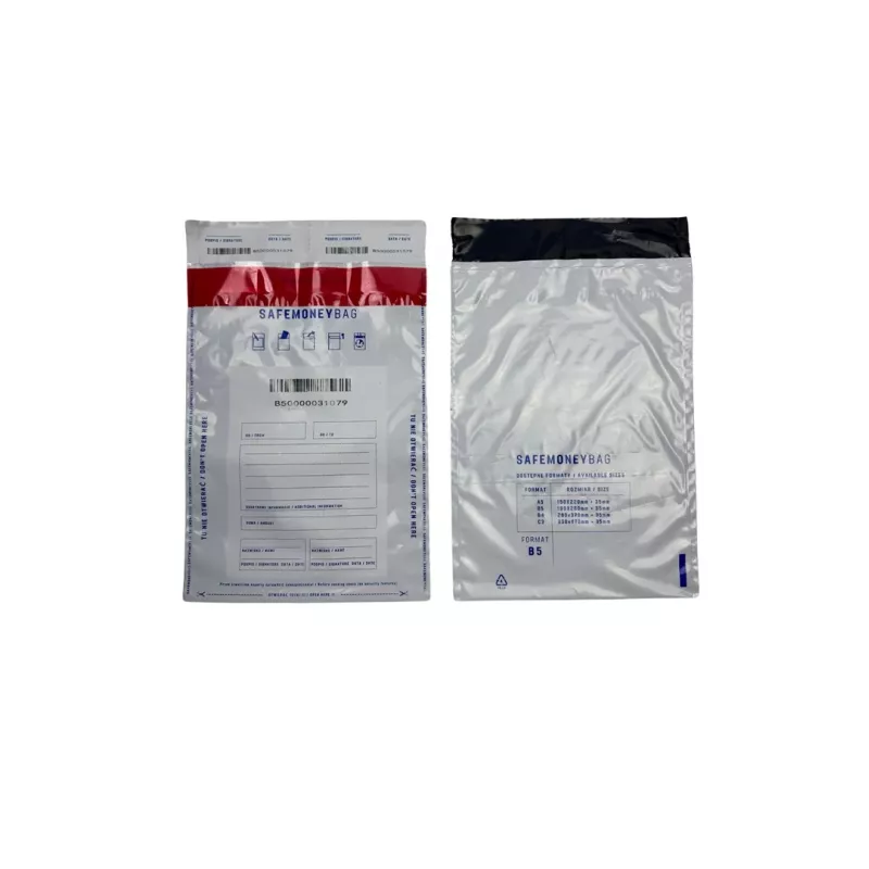 Bestpak SAFEMONEYBAG Safe deposit envelopes white B5 190mmx260mm+35mm 100 pieces