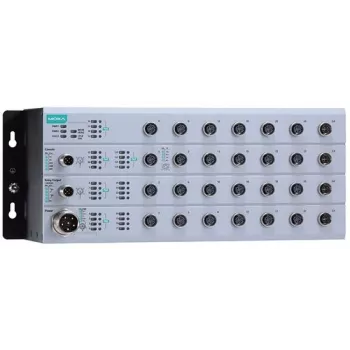 Industrial managed M12 Ethernet switch MOXA EN50155 8 ports