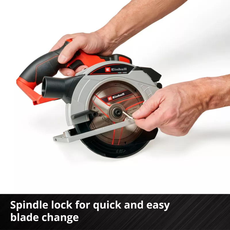Einhell TE-CS 18/165-1 Li - Solo 16.5 cm Black, Red, Silver 4200 RPM